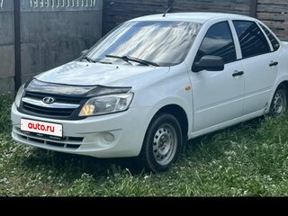 2014 Lada (ВАЗ) Granta I, белый, 235000 рублей, вид 4