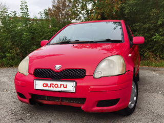 2003 Toyota Vitz I (P10), красный, 285000 рублей, вид 1