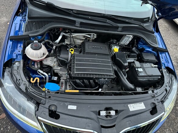 2019 Skoda Rapid I Рестайлинг, синий, 1600000 рублей - вид 16