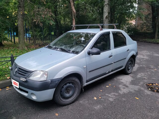 2007 Renault Logan I, серый, 185000 рублей, вид 1