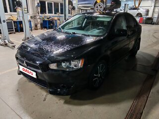 2008 Mitsubishi Lancer X, чёрный, 550000 рублей, вид 4