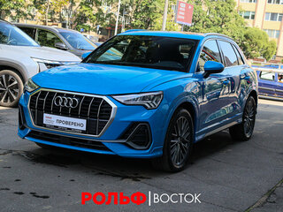 2018 Audi Q3 45 TFSI II (F3), синий, 3450000 рублей, вид 1