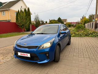 2017 Kia Rio IV, синий, 1050000 рублей, вид 3