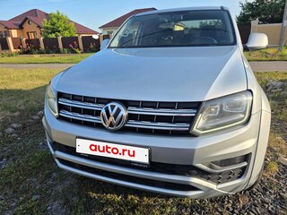 2016 Volkswagen Amarok I Рестайлинг, серебристый, 2800000 рублей, вид 2