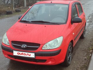 2009 Hyundai Getz I Рестайлинг, красный, 400000 рублей, вид 1