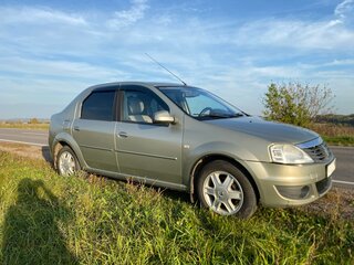 2010 Renault Logan I Рестайлинг, бежевый, 355000 рублей, вид 1