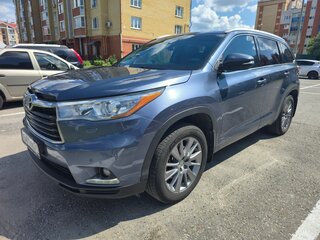 2015 Toyota Highlander III (XU50), синий, 2600000 рублей, вид 1