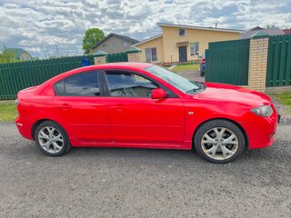 2006 Mazda 3 I (BK) Рестайлинг, красный, 340000 рублей, вид 2