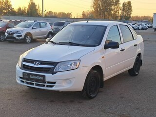 2014 Lada (ВАЗ) Granta I, белый, 420000 рублей, вид 1