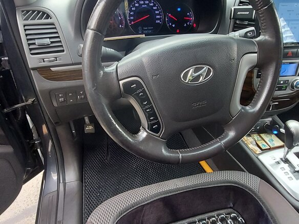 2012 Hyundai Santa Fe II Рестайлинг, серый, 1420000 рублей - вид 4