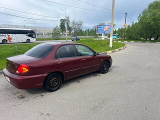2006 Kia Spectra I Рестайлинг 2, красный, 125000 рублей, вид 4