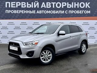 2014 Mitsubishi ASX I Рестайлинг, серебристый, 938900 рублей, вид 1