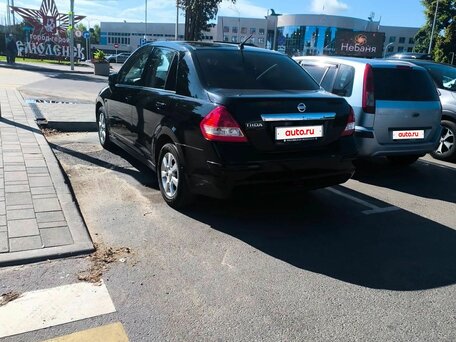 2008 Nissan Tiida I, чёрный, 490000 рублей, вид 1