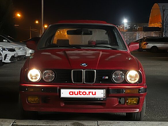 1986 BMW 3 серии 318i II (E30), красный, 680000 рублей