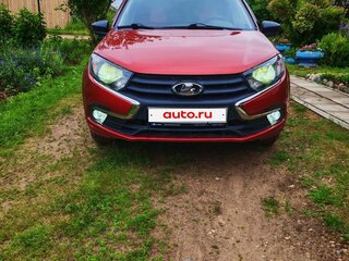 2019 Lada (ВАЗ) Granta I Рестайлинг, красный, 680000 рублей, вид 4