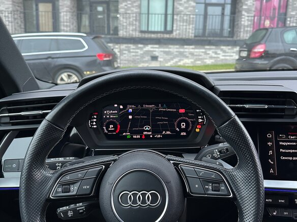 2021 Audi A3 30 TFSI IV (8Y), серый, 1890000 рублей - вид 11