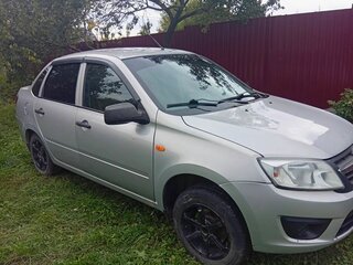 2014 Lada (ВАЗ) Granta I, серебристый, 420000 рублей, вид 5