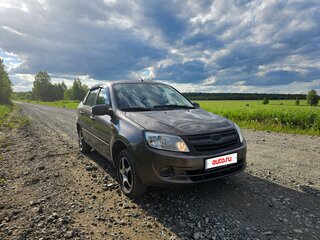 2013 Lada (ВАЗ) Granta I, коричневый, 320000 рублей, вид 4