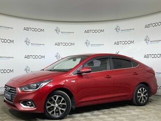 2018 Hyundai Solaris II, красный, 1097700 рублей, вид 1