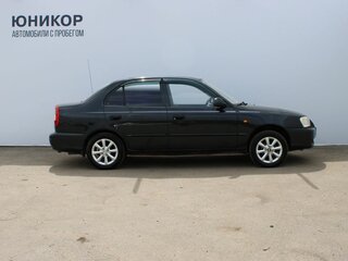 2008 Hyundai Accent ТагАЗ II, чёрный, 259000 рублей, вид 4
