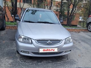 2007 Hyundai Accent ТагАЗ II, серебристый, 350000 рублей, вид 1