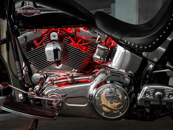 2007 Harley-Davidson Heritage, чёрный, 700000 рублей - вид 8