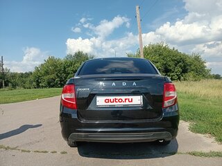 2020 Lada (ВАЗ) Granta I Рестайлинг, чёрный, 700000 рублей, вид 4