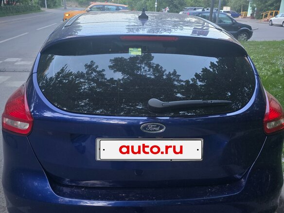 2017 Ford Focus III Рестайлинг, синий, 980000 рублей - вид 4