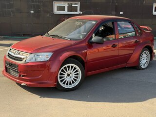 2012 Lada (ВАЗ) Granta I, красный, 600000 рублей, вид 1