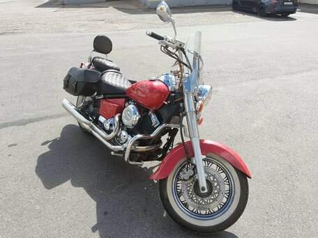 2000 Yamaha XVS400 Drag Star, красный, 490000 рублей, вид 4