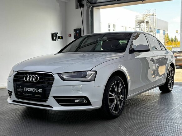 2014 Audi A4 IV (B8) Рестайлинг, белый