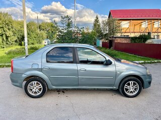 2012 Renault Logan I Рестайлинг, синий, 268000 рублей, вид 4