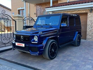 2015 Mercedes-Benz G-Класс AMG 63 AMG I (W463) Рестайлинг 2, синий, 4500000 рублей, вид 2