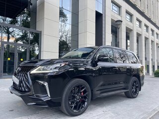 2020 Lexus LX 570 III Рестайлинг 2, чёрный, 8500000 рублей, вид 2