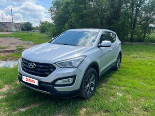 2013 Hyundai Santa Fe III, серебристый, 1500000 рублей, вид 2