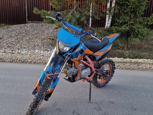 2023 Kayo Evolution YX140EM, оранжевый, 78000 рублей