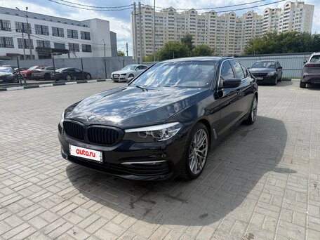 2019 BMW 5 серии 520d VII (G30/G31/G38), чёрный, 2790000 рублей, вид 1