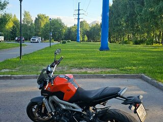 2014 Yamaha MT-09 (FZ-09), оранжевый, 640000 рублей, вид 1
