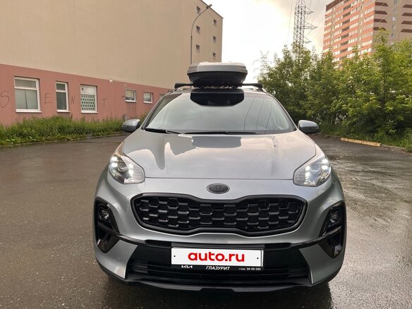 2021 Kia Sportage IV Рестайлинг, серый - вид 1