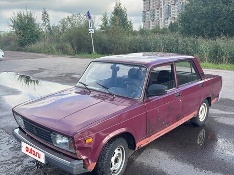 1999 Lada (ВАЗ) 2105, пурпурный, 100000 рублей, вид 1
