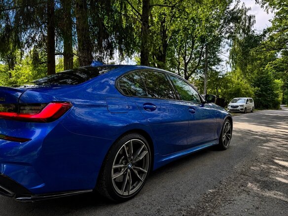 2020 BMW 3 серии M340i xDrive VII (G2x), синий, 4300000 рублей - вид 5