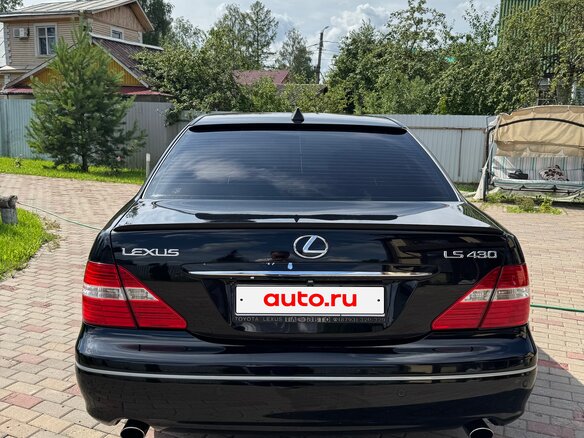 2005 Lexus LS 430 III Рестайлинг, чёрный, 1650000 рублей - вид 10