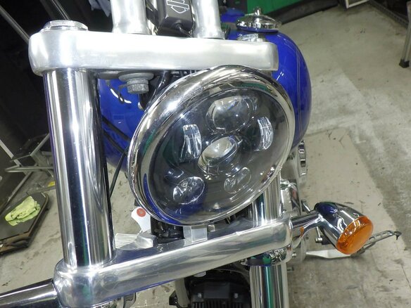 2008 Harley-Davidson Dyna Low Rider, синий, 777000 рублей - вид 10