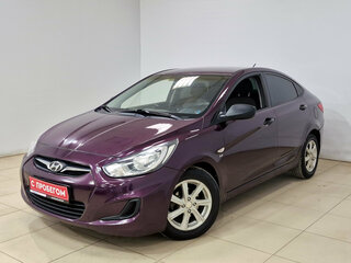 2012 Hyundai Solaris I, фиолетовый, 645000 рублей, вид 1