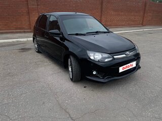 2015 Lada (ВАЗ) Kalina Sport II, чёрный, 690000 рублей, вид 4