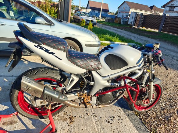 2002 Suzuki SV 650, белый, 270000 рублей - вид 7