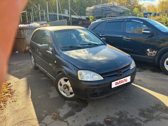 2002 Opel Corsa C, чёрный, 135000 рублей