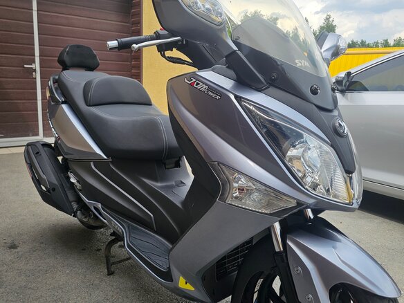 2014 Sym Joymax 300i, серый, 300000 рублей - вид 1