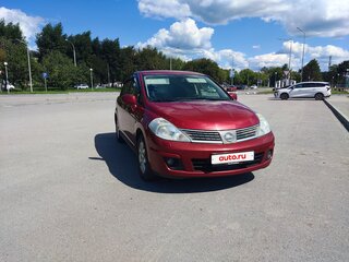 2008 Nissan Tiida I, красный, 595000 рублей, вид 4