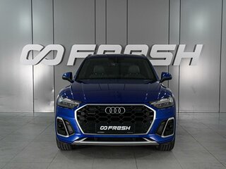 2021 Audi Q5 45 TFSI II (FY) Рестайлинг, синий, 4575000 рублей, вид 3